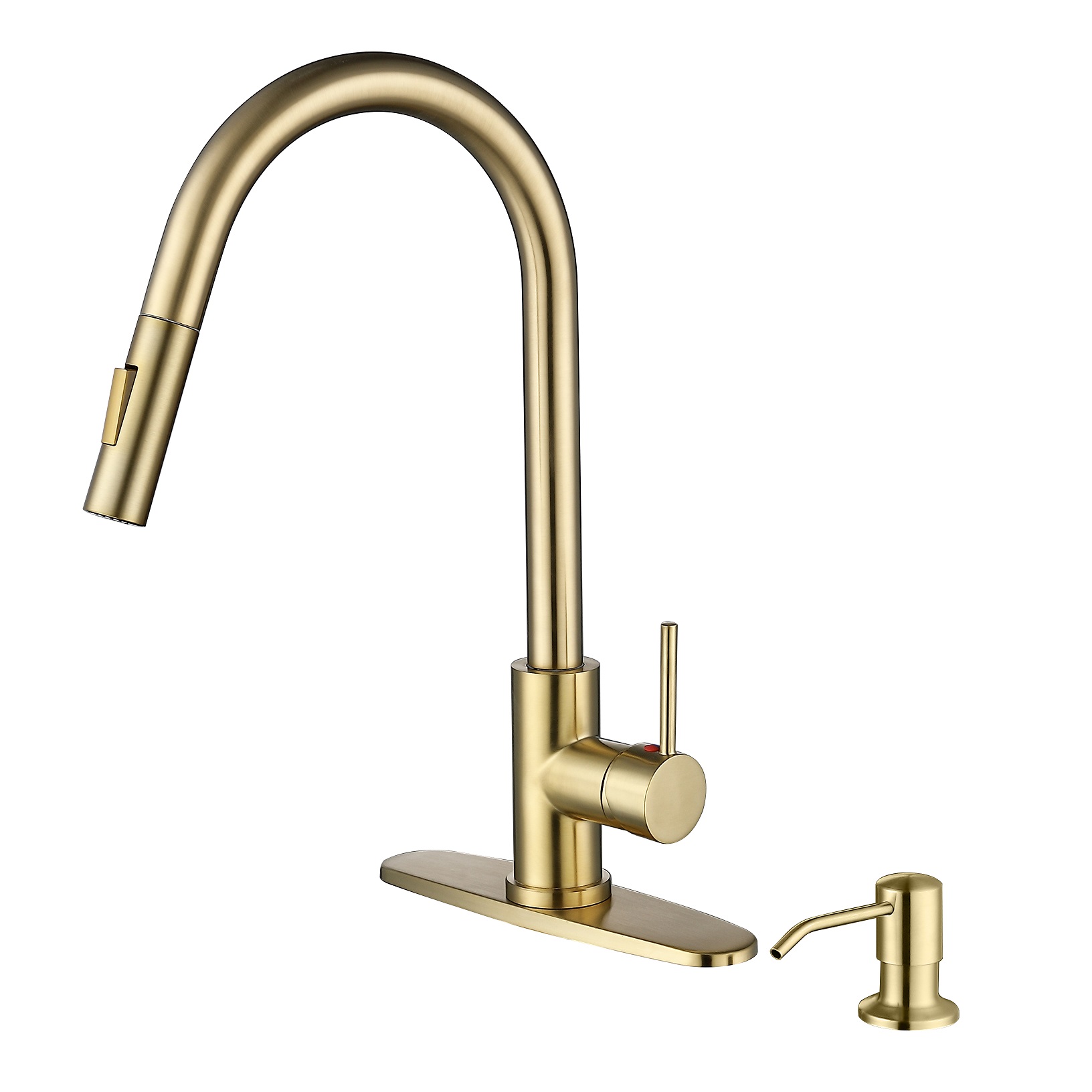 Sly gebürstet Nickel Eingang kommerziell hoher Bogenextraktion Sprinkler Küche Spüle