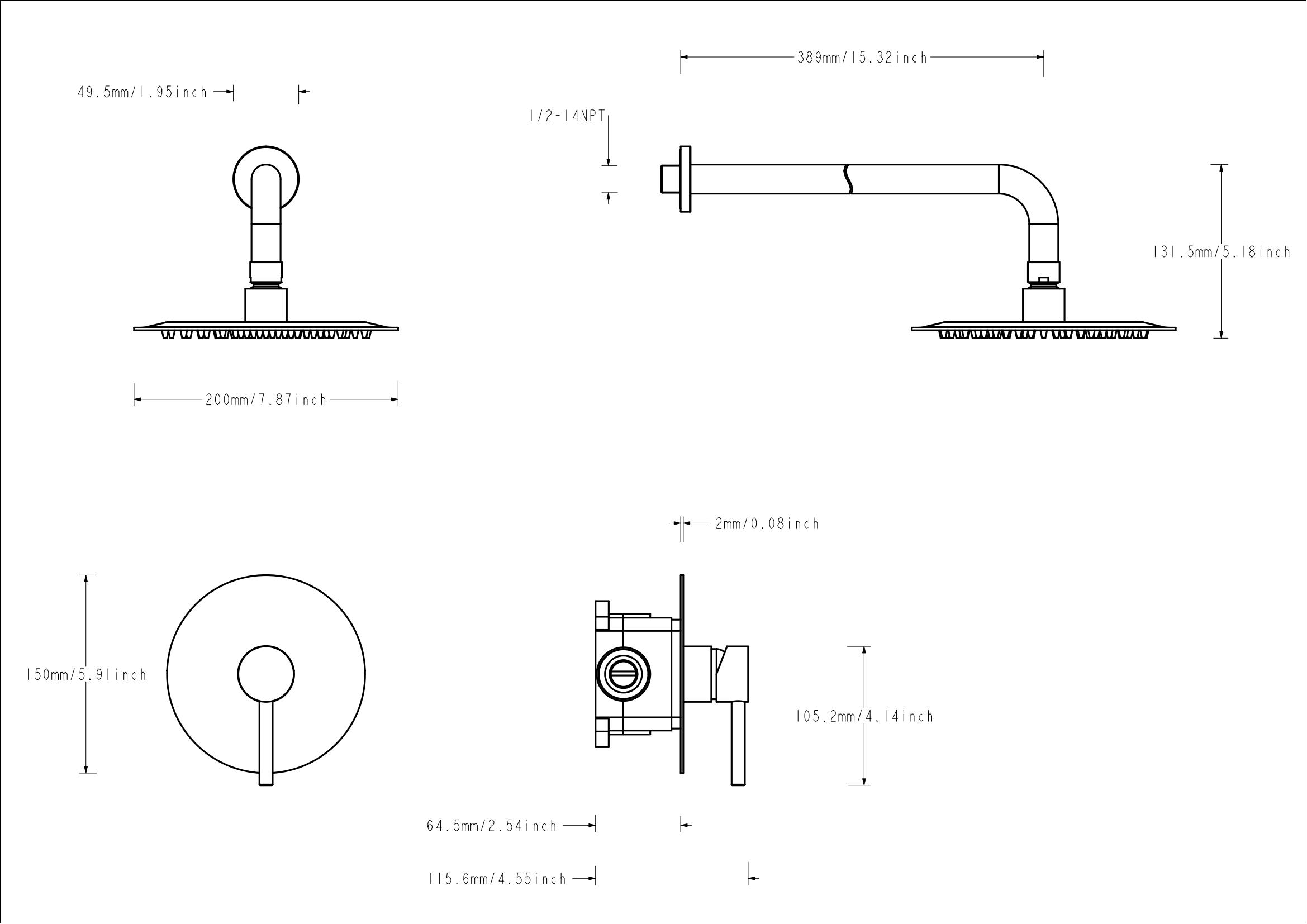 Hei&szlig;verkauf Badezimmer Duschhahn 
