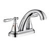 Sly Dual Griff 4-Zoll-Mittel-Wasserhahn-Chrom-Stangen-Badezimmer Wasserhahn