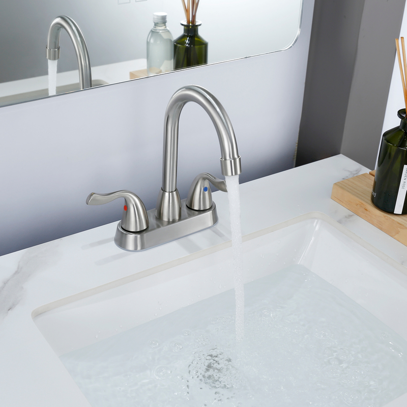 Schlaues doppeltkopfes Griffbecken Wasserhahn Badezimmer Wasserhahn