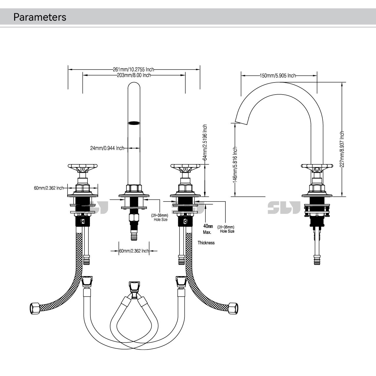 weit verbreitete Badarmaturen