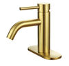 2022 Sly American Basin Vintage UPC Gold Single Loch Unlmazige Messing Bad Tap Taps Mixer Wasserhähne 