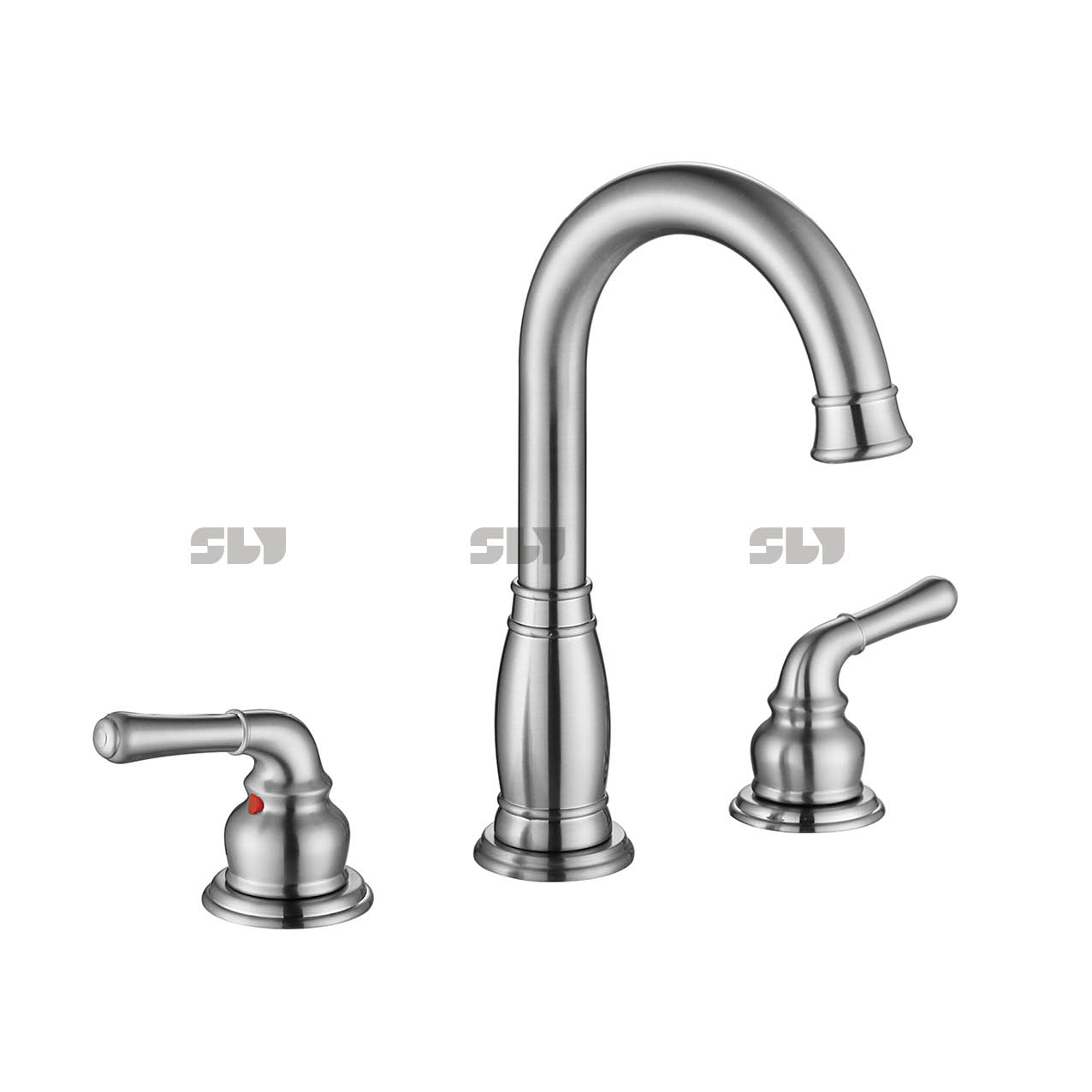 SLY Wasserhahn mit zwei Griffen, 3-Loch-Wasserhahn, weit verbreitet
