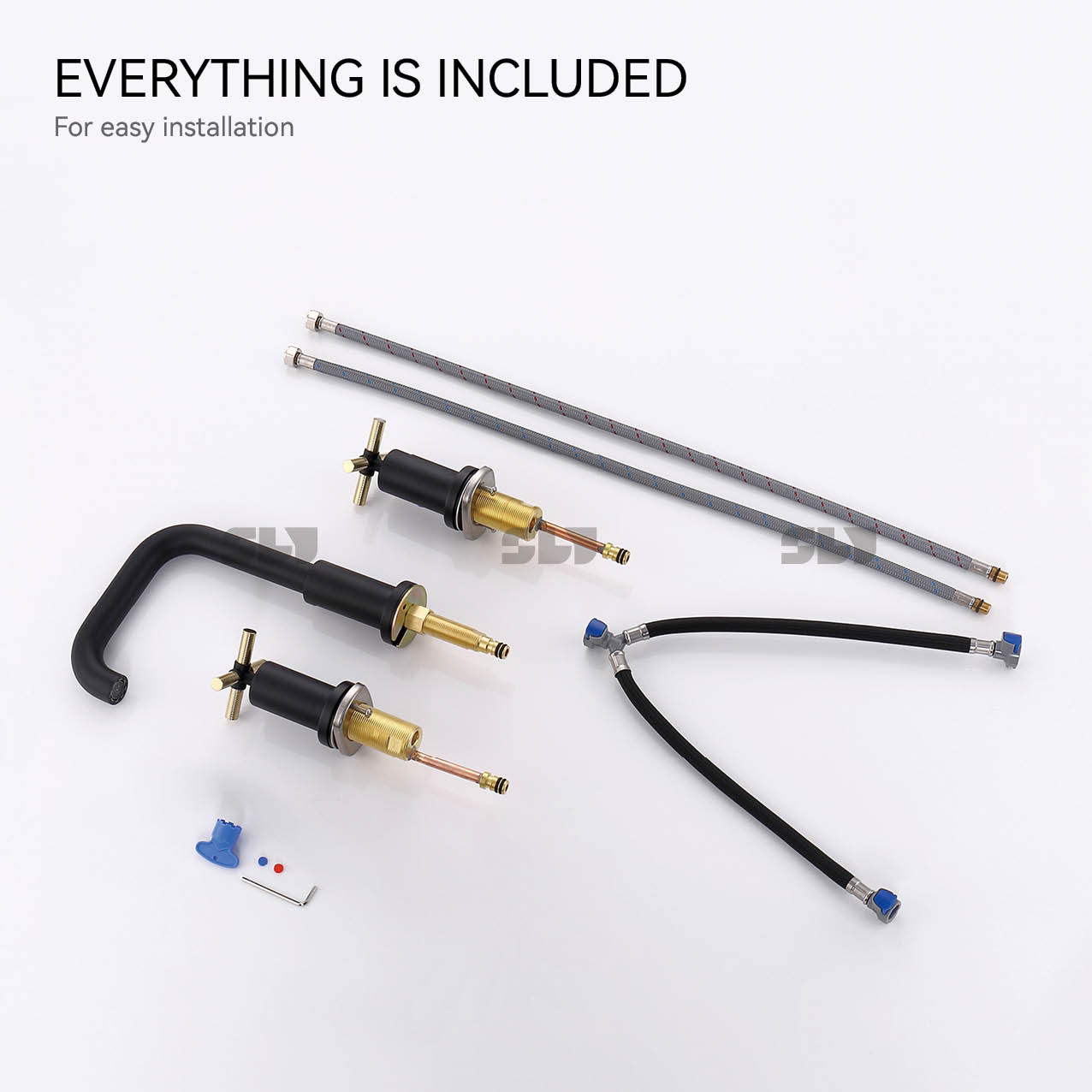 Doppelgriff-Waschtischarmatur