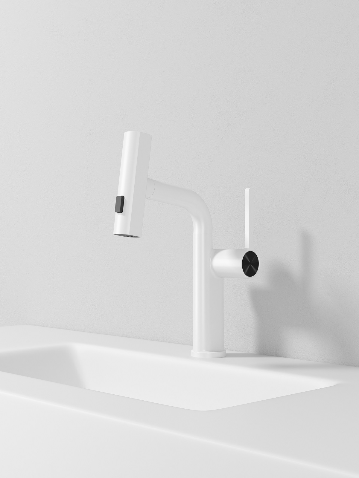 Badezimmerwaschtisch mit Wasserhahn