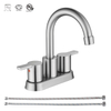 Sly Messing gebürstet Nickel Ein Loch Wasserfallmischer Waschbecken Ein -Tap -Badezimmer -Taps -Becken Wasserhahn