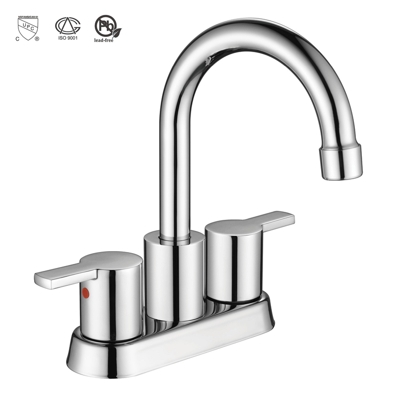 Sly Messing gebürstet Nickel Ein Loch Wasserfallmischer Waschbecken Ein -Tap -Badezimmer -Taps -Becken Wasserhahn