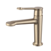 Sly Messing Matte Black Smart Home Basin Tap Messing Badezimmer Wasserhahn mit Griff und einzelnes Loch