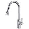 Sly Chrom China Basin Mixer tippt den Küchenhahn mit Abzug auf