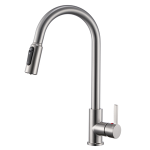 Sly Water Filter 304 gebürstet Nickel Pull Down Küchenarmatur 3 Wege Küchenarmatur