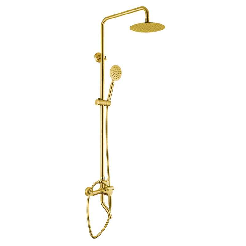 Samliyu Regen Duschsystem Set 2 Funktion Edelstahl 304 SS Badezimmer Säule 2 Wege Mixer Duschwasser klopft moderne Sanitärvorrichtungen ab