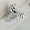 Samliyu Chrom Badezimmer Becken Wasserhahn Tippmischer heißes kaltes Becken Wasserhahnbad und Duschwaschraum Wasserhähne