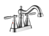 Schlauer moderner Luxus Doppel -Griff -Becken Wasserhahn Badezimmer TAP 4 Zoll Wasserhahn 