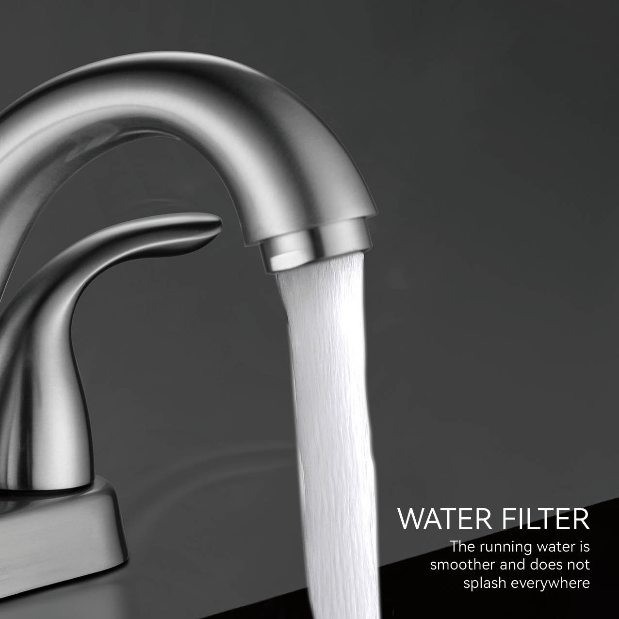 Wasserhahn Messing Chrom Wassersparender Badezimmer-Waschtischhahn