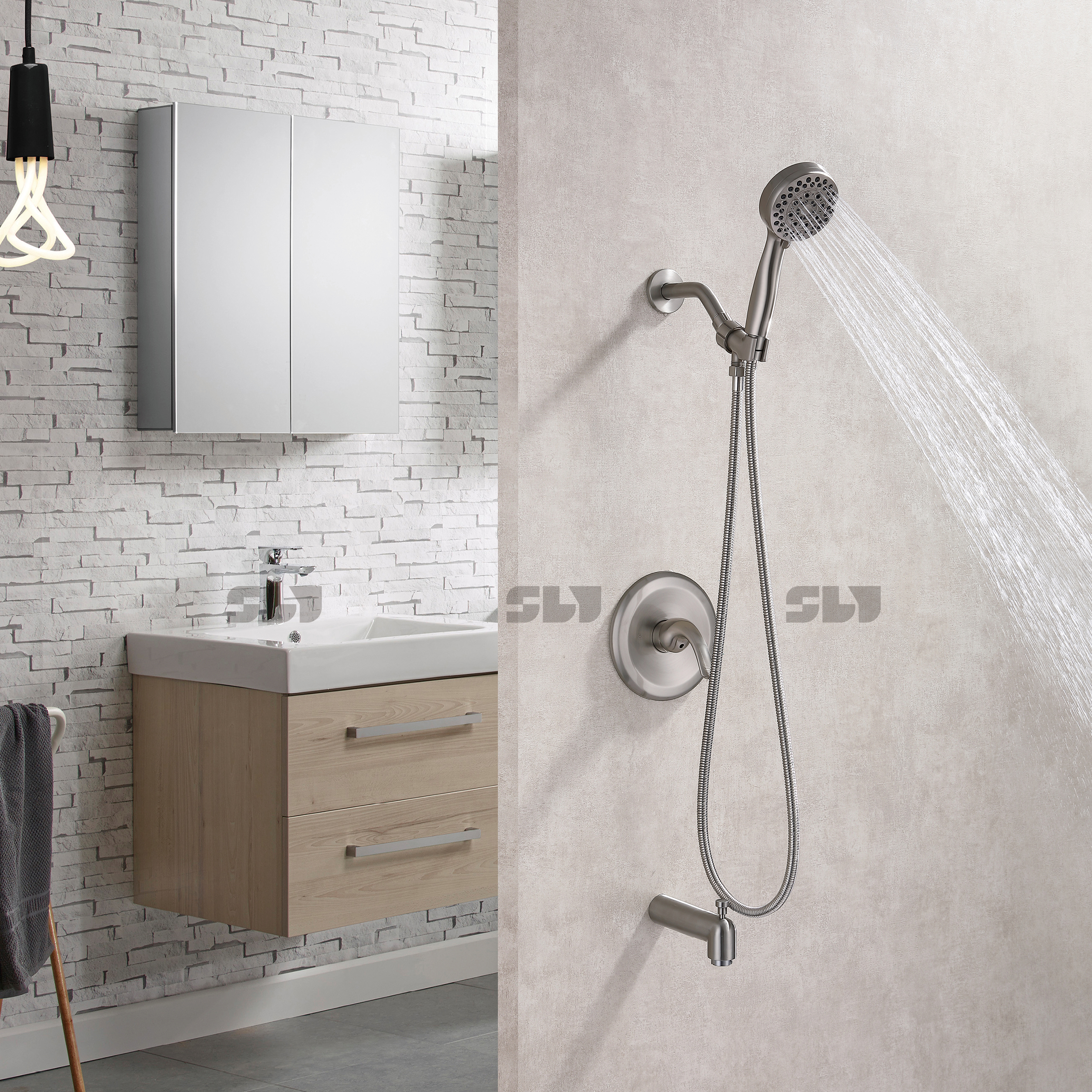 Unterputz-Mischbatterie f&uuml;r die Dusche