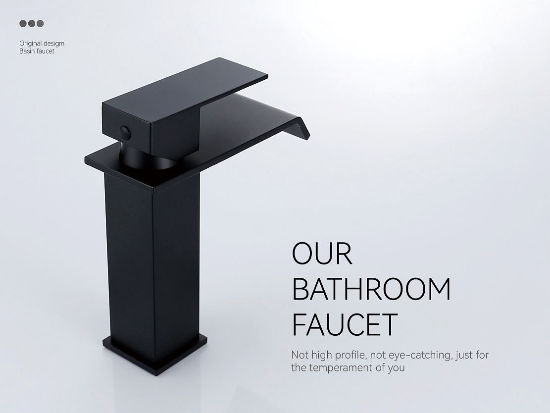 Badezimmer-Wasserhahn-Waschbecken