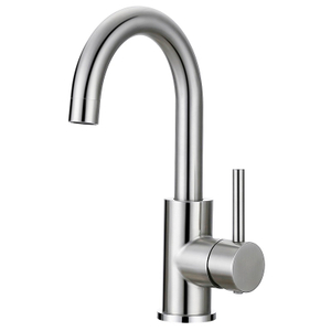 Sly gebürstetes Nickelbecken klopft Toilette Einer Loch Badezimmer Wasserhahn