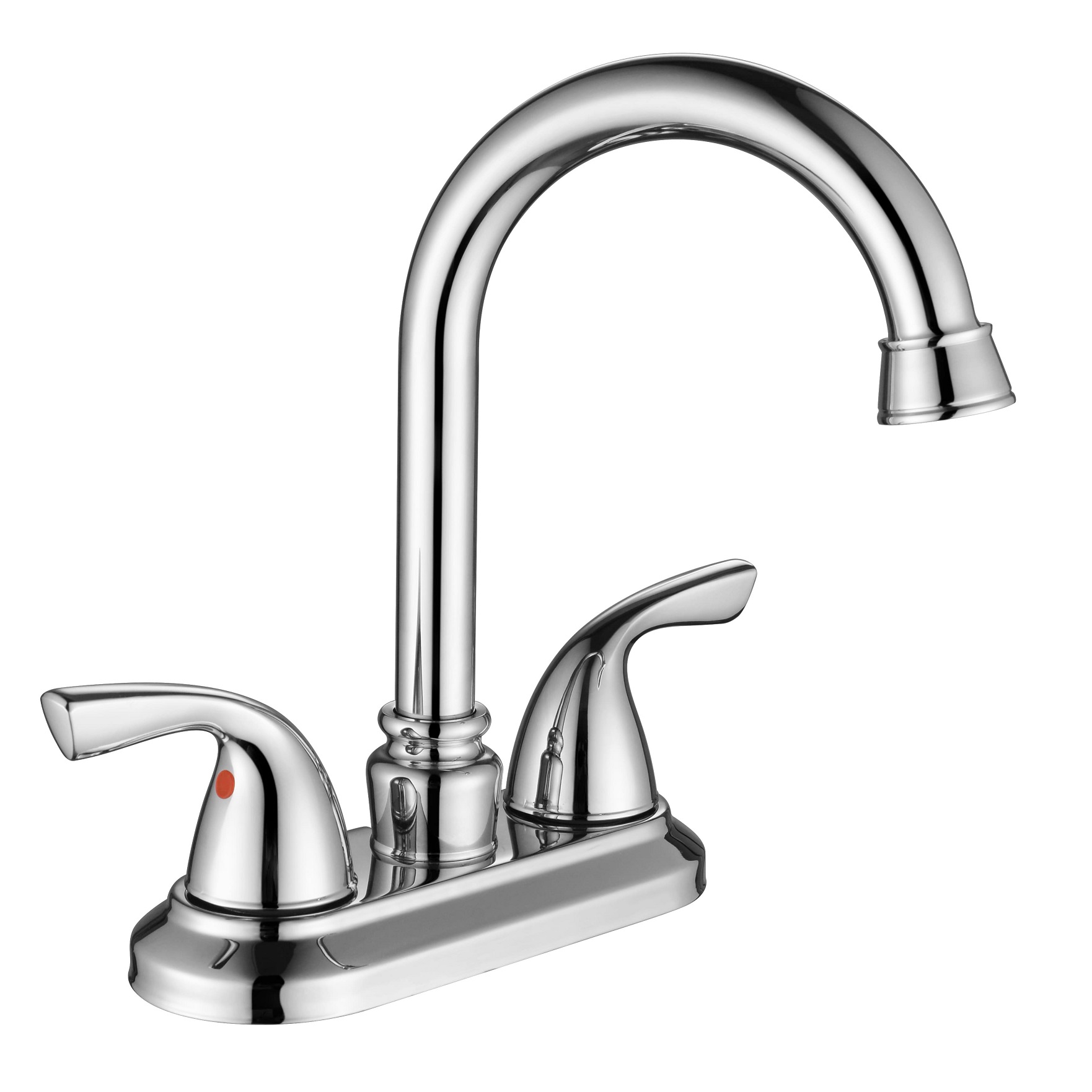 Schlaues Luxus zwei Griffe 2 Griff Badezimmer Wasserhahn gebürstetes Gold