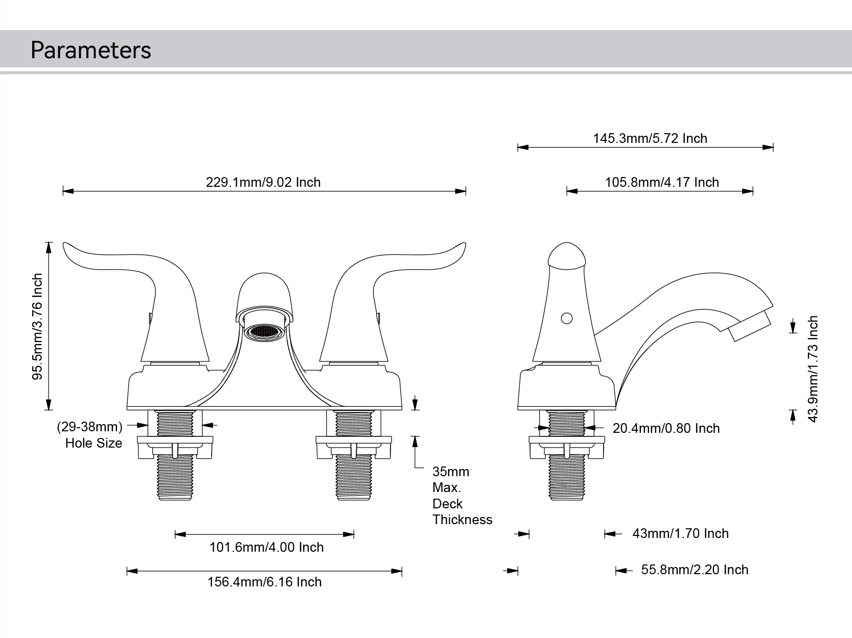 Badezimmerarmaturen f&uuml;r Wohnmobile