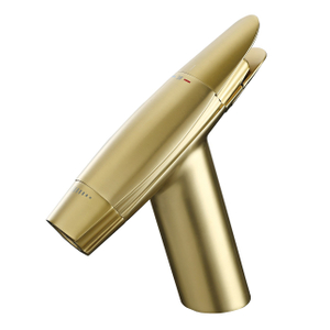 Sly Messing gebürstet goldene Badezimmer Wasserhähne Modern Deck montiert ein Messing Eitelkeitshahnbecken Mixer