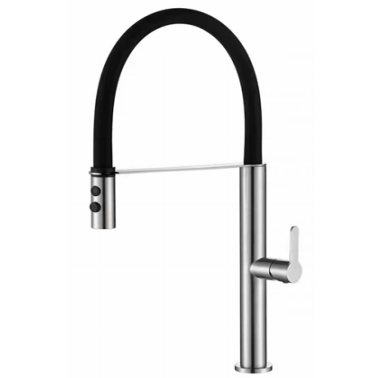 Sly neue Trends Küchenarmatur mit 2 in 1 Ausziehen Spray Moderner Eingriff gebürstet Nickel Küchenspüle Wasserhahn Wasserhahn