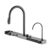 Sly hochwertige gebürstete Pistole Metall Küche Spüle Modernes Wasserfall Spülbecken Smart Hand Made Küchenspüle Fregadero
