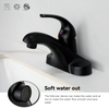 Samliyu eingriff mattschwarzer Badezimmer Wasserhahn