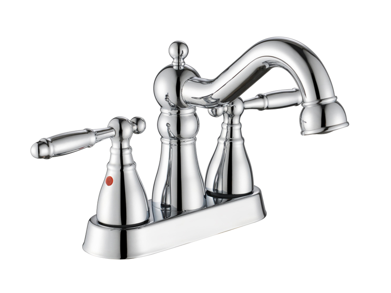 Schlauer moderner Luxus Doppel -Griff -Becken Wasserhahn Badezimmer TAP 4 Zoll Wasserhahn 