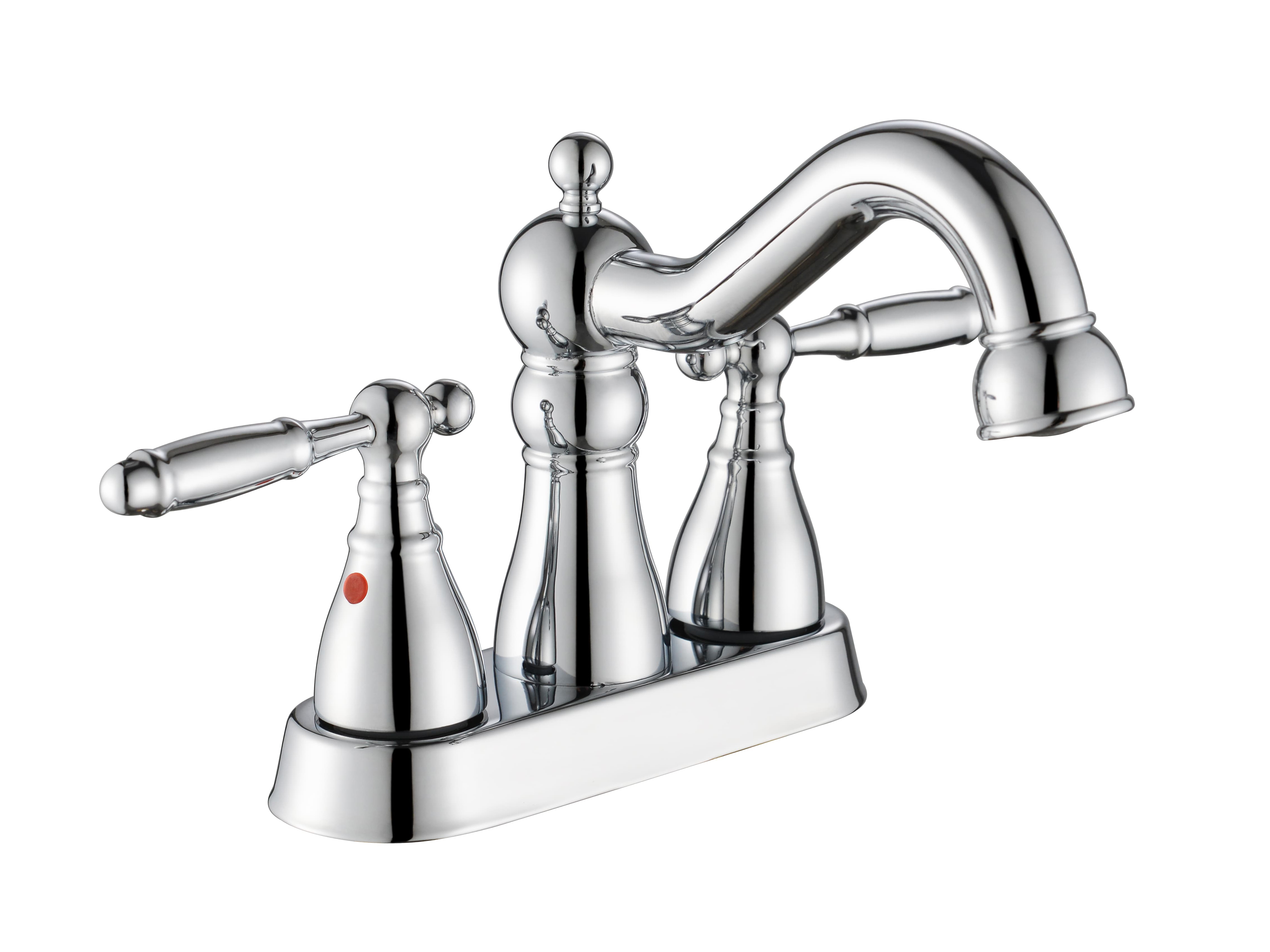 Schlauer moderner Luxus Doppel -Griff -Becken Wasserhahn Badezimmer TAP 4 Zoll Wasserhahn 