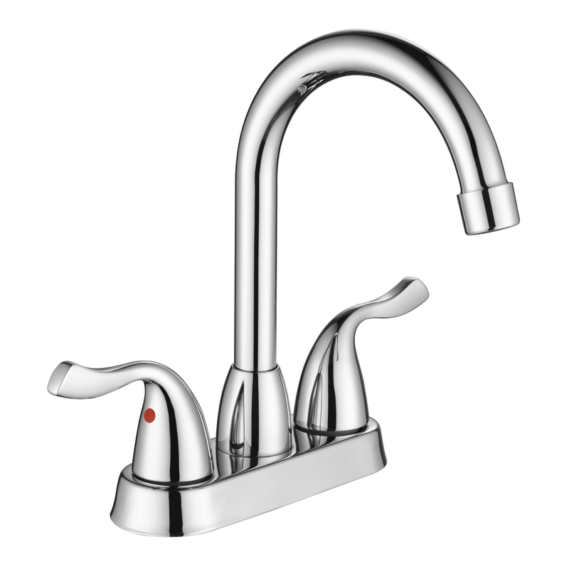Schlaues doppeltkopfes Griffbecken Wasserhahn Badezimmer Wasserhahn