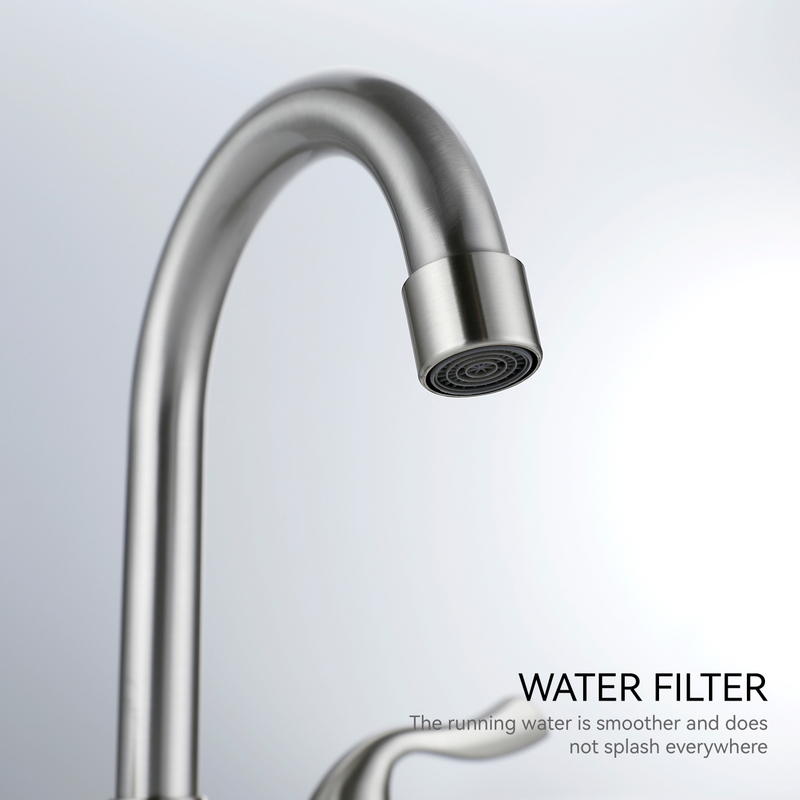 Schlaues doppeltkopfes Griffbecken Wasserhahn Badezimmer Wasserhahn