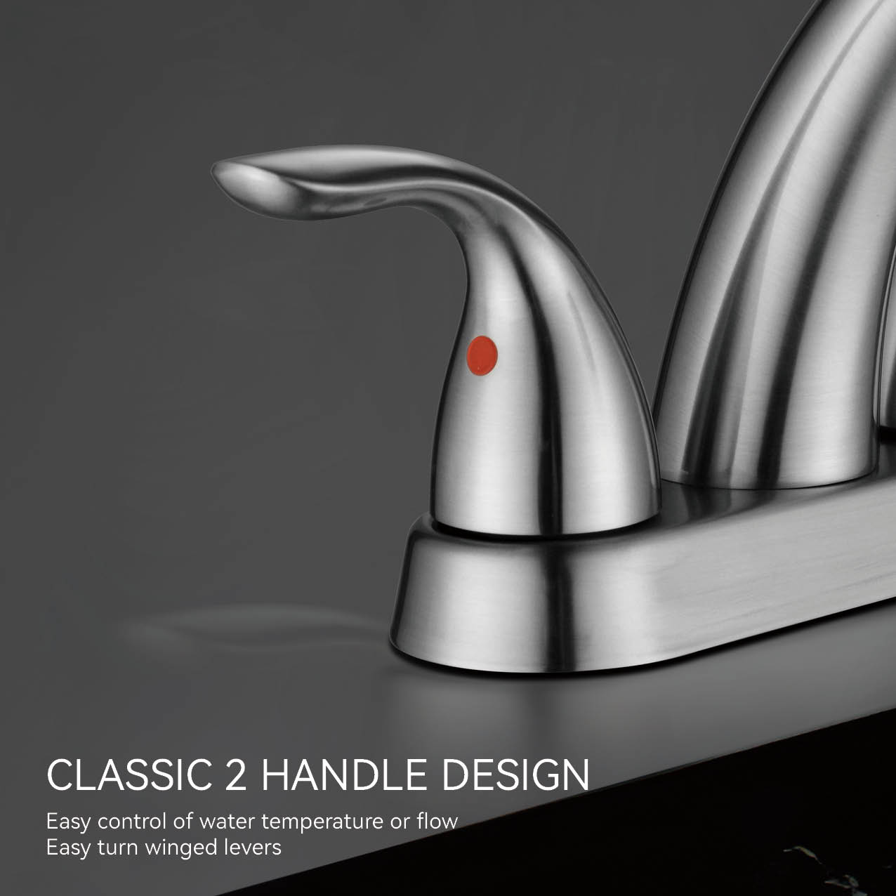 3-Loch-Doppelgriff-Deckhalterung