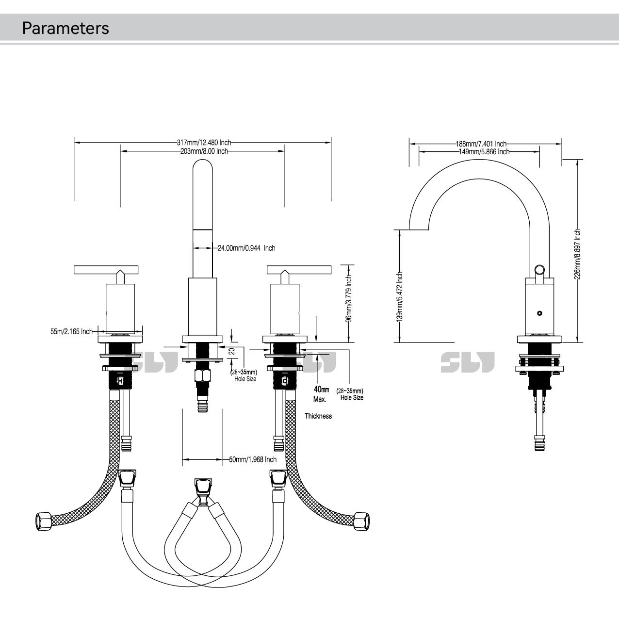 Crosswater-Wasserhahn