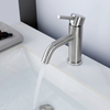 Schlaues Retro upc Gold Single Loch unbemalte Messing Badezimmer Wasserhahn