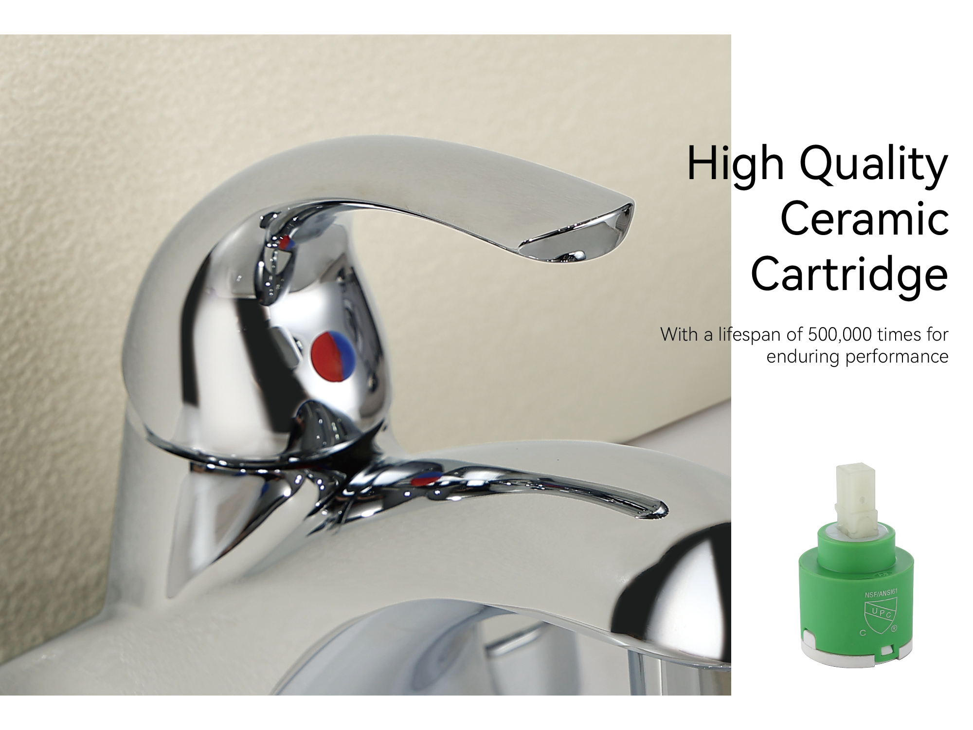 Weit verbreiteter Badezimmerhahn