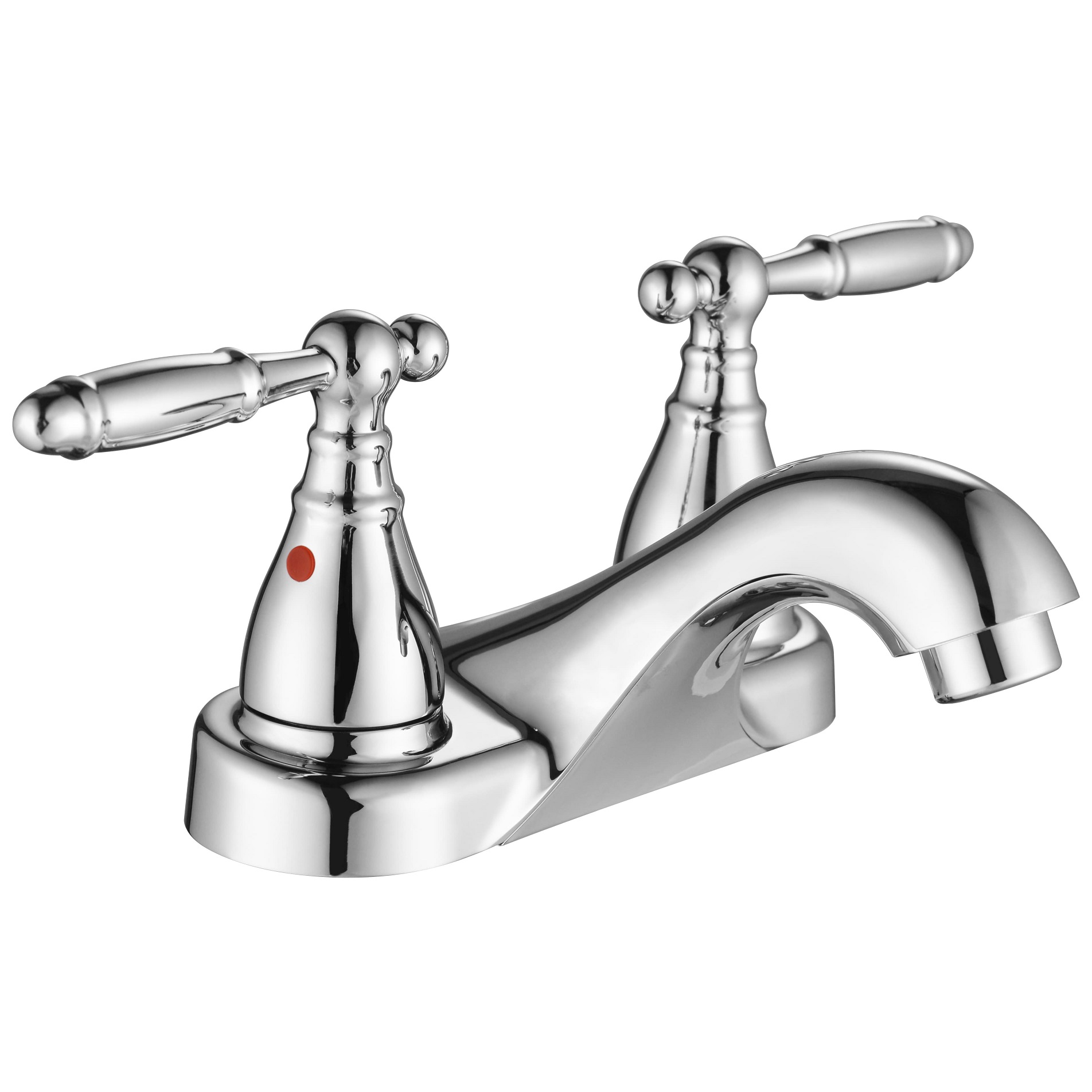 Sly High-End-Qualität Zwei-Griff-Badezimmer-Wasserhahn 4 Zoll Badezimmer Wasserhahn 