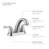 Sly Messing Modern Kitchen Badezimmer Wasserhähne klopfen Beckenmixer mit einem Griffloch