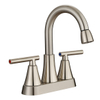 Sly gebürstete Nickel Luxus Dual Griff Centerset Badezimmer Becken Waschbecken Wasserhähne Wasserhähne