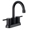 Sly Zink Single Griff mattes schwarzes Badezimmer moderner Wasserhahn