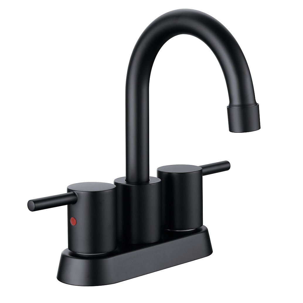 Sly Zink Single Griff mattes schwarzes Badezimmer moderner Wasserhahn