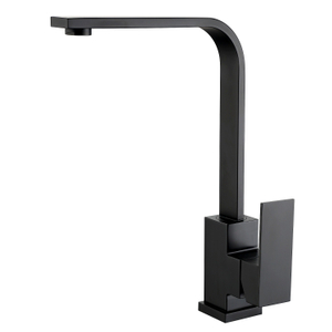Sly Factory s.s304 mattschwarzer Küchenarmatur Ein Lochmixer Tap Deck Mount Black Tap Eingriff Küchenspüle Wasserhahn Wasserhahn