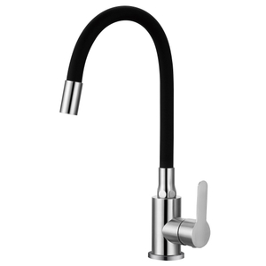 Sly neue Trends Chromstahl schwarzer Küchenspüle mit Wasserfall Wasserhahn Küche 