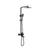 Samliyu 3 Funktionen mattes schwarzes Badezimmer Set Outdoor Exponed Duschsystem