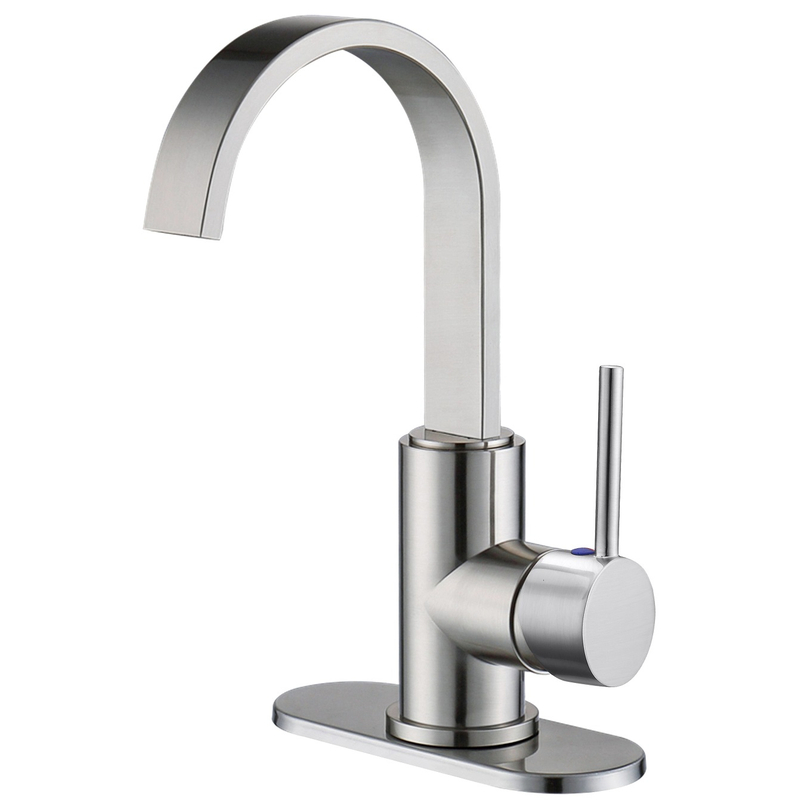 Sly Plastic Matt Black Edelstahl Waschbecken Mixer Becken runder Fasshahn für Badezimmerbecken