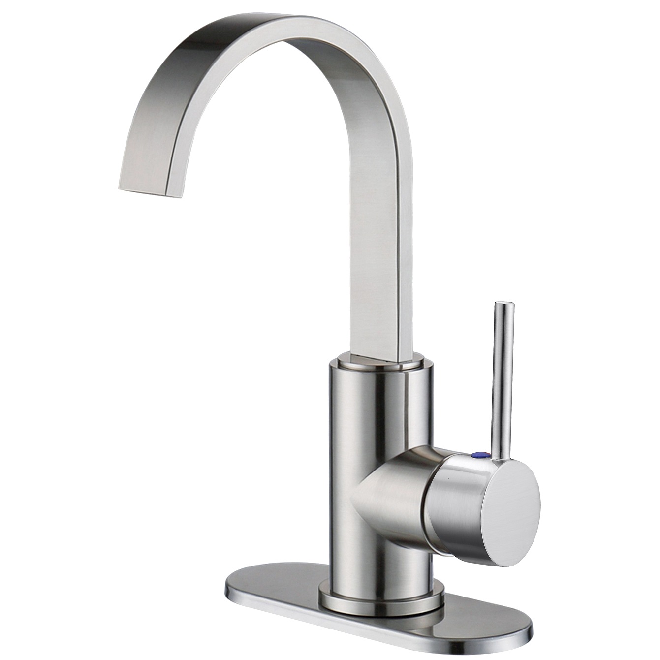 Sly Plastic Matt Black Edelstahl Waschbecken Mixer Becken runder Fasshahn für Badezimmerbecken