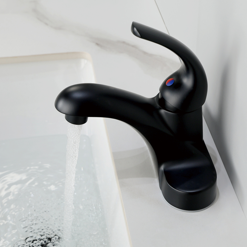 Samliyu eingriff mattschwarzer Badezimmer Wasserhahn