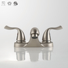 Schlaues Doppelgriff Doppel -Loch -Zentrenset Toilette Wasserhahn Badezimmer 4 Zoll Becken Wasserhahn