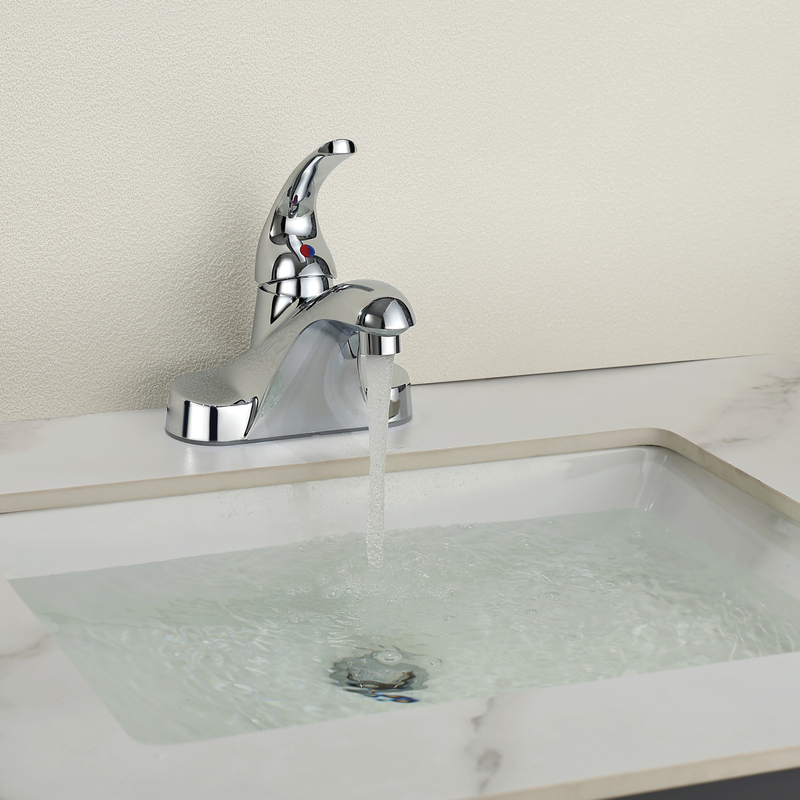 Samliyu Chrom Badezimmer Becken Wasserhahn Tippmischer heißes kaltes Becken Wasserhahnbad und Duschwaschraum Wasserhähne
