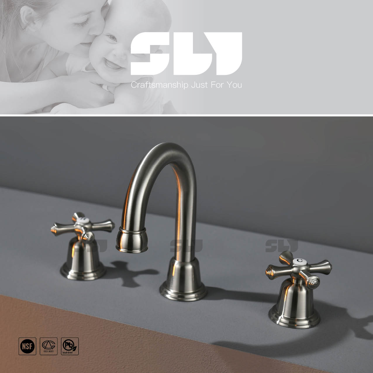 6-Zoll-Badezimmerarmatur