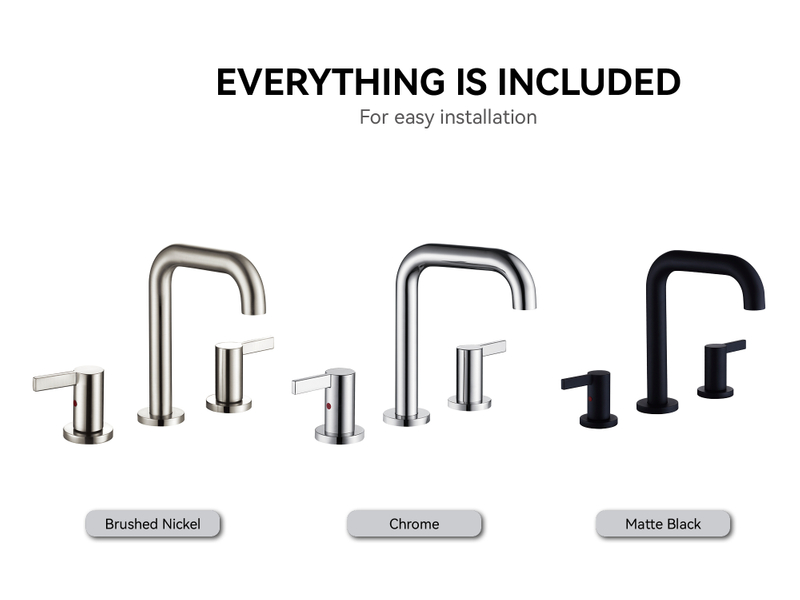 Schlau 8 Zoll weit verbreitete Messingwaschbecken Wasserhahn Waschbecken Waschbecken Mischhahn Wasserhahn Wasserhahn